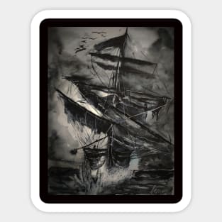 pirate ship Sticker